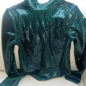 Express Sequin top brand new with tags -small